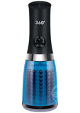 ZOLO 360° Rotating Beaded Masturbator - Blue/Black