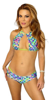 W1499 - TIE DYE DESIGNER BOOTIE SET WITH THONG