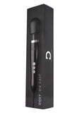 Doxy Die Cast Wand Metal Plug-In Vibrating Body Massager - Black