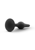 Luxe Beginner Silicone Butt Plug Small - Black