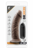 Blush Dr. Skin Dr. Joe Realistic 8 in. Vibrating Dildo with Suction Cup