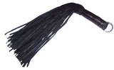 22" LONG LEATHER FLOGGER WITH D RING