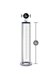 Performance Penis Pump Cylinder 12 x 2in - Clear