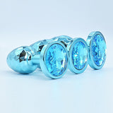 DIAMOND SHAPED ANAL PLUG WITH JEWEL