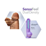 Au Naturel 7 in. Sensa Feel Fat Boy Posable Dual Density Dildo