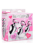 Booty Sparks Heart Gem Anal Plug Set - Pink