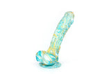 EXOTIC AQUAMARINE COLOR 8 INCHES LONG DILDO