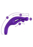 Wellness G Wave Rechargeable Silicone G-Spot Vibrator - Purple(DISCONTINUED)