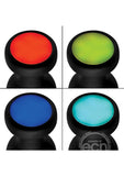 Booty Sparks Silicone Vibrating LED Plug - Small - Black