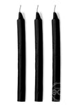 Master Series Dark Drippers Fetish Drip Candles (set of 3) - Black