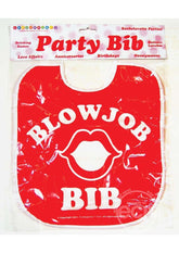 Candyprints Party Bib Blow Job - Red