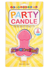 Candyprints Make A Wish and Blow Penis Party Candle