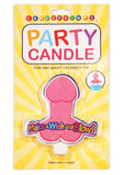Candyprints Make A Wish and Blow Penis Party Candle
