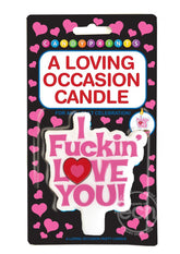 Candyprints I Fuckin' Love You! A Loving Occasion Party Candle