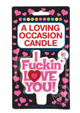 Candyprints I Fuckin' Love You! A Loving Occasion Party Candle