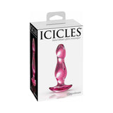 Pipedream Icicles No. 73 Glass Anal Plug Pink