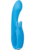 Sea Breeze Bunny Rechargeable Silicone G-Spot Rabbit Vibrator - Blue(DISCONTINUED)