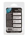 White Rubber Cock Ring - Small - White