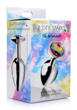 Booty Sparks Rainbow Prism Gem Anal Plug - Medium'