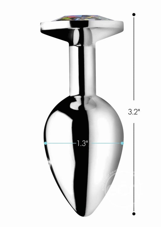 Booty Sparks Rainbow Prism Gem Anal Plug - Medium'