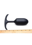 Heavy Hitters Premium Silicone Weighted Anal Plug - Large - Black