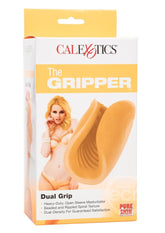 The Gripper Dual Grip Masturbator - Orange