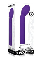 Evolved Sweet Spot Rechargeable Silicone G-Spot Vibrator Purple