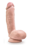 Dr. Skin Glide Gold Collection Self Lubricating Dildo with Balls 8.5in