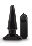 Blush Anal Adventures Basic Vibrating Anal Pleaser Remote-Controlled Plug Black