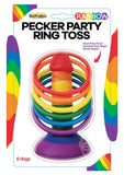 Rainbow Pecker Party Ring Toss