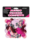 Bachelorette Mylar Party Pecker Confetti Jumbo - Multicolor