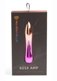 Nu Sensuelle Aluminium 60SX AMP Rechargeable Warming Bullet - Rainbow