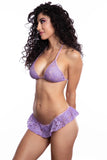 Lilac Lace Skirt Bikini