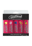 GoodHead Oral Delight Gel (5 Pack) 1oz - Assorted
