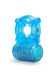 Stay Hard Rechargeable 5 Function Vibrating Cockring Blue