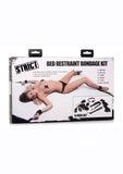 Strict Bed Bondage Restraint Kit (set of 6) - Black