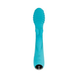 Evolved Aqua Bunny Rechargeable Silicone Rabbit Vibrator Teal