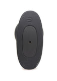 Booty Sparks Laser Heart Rechargeable Silicone Anal Plug with Remote Control - Large - Black with Red Lights