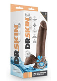 Dr. Skin Glide Realistic 7 in. Self-Lubricating Dildo with Balls9+6
