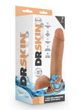 Dr. Skin Glide Realistic 7 in. Self-Lubricating Dildo with Balls9+6