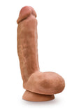 Dr. Skin Glide Gold Collection Self Lubricating Dildo with Balls 8.5in