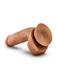 Dr. Skin Glide Gold Collection Self Lubricating Dildo with Balls 8.5in