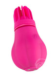 Caress Rechargeable Silicone Clitoral Stimulator - Pink