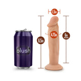 Blush Dr. Skin Dr. Small Realistic 6 in. Dildo with Suction Cup