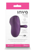 Inya Allure Pulsating Air Vibe Rechargeable Silicone Clitoral Stimulator Purple