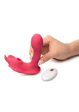 Shegasm Butterfy Tease Rechargeable Silicone 10X Clitoral Suction - Pink