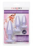 First Time Crystal Booty Kit Silicone Probes (3 piece)