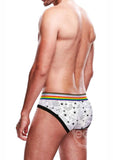 Prowler Pride Love and Peace 3 Brief - Medium - Rainbow