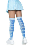 Leg Avenue Argyle Knit Over The Knee Socks - O/S