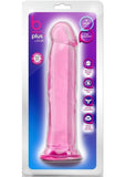 B Yours Plus Thrill n' Drill Realistic Dildo 9in - Pink
